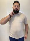 Camiseta Polo Plus Size Bege - REF:105.371VPSB