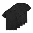 Camiseta POLO RALPH LAUREN P5 Algodão Clássica Gola Careca Preta XL
