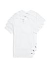 Camiseta Polo Ralph Lauren Underwear, pacote com 3 unidades, slim fit - branca