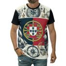Camiseta Portugal Bandeira País Grandes Navegações Bússola