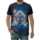 Camiseta Poseidon Divindade Mitologia Deus Dos Mares Rio