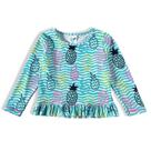 Camiseta Praia Infantil Abacaxis Turquesa Tip Top Camiseta Praia Infantil Abacaxis Turquesa Tip Top