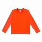 Camiseta Praia Infantil Proteção UV Laranja Neon Tip Top