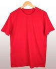 Camiseta Pré-Encolhida e Amaciada Vermelha - Tamanhos P, M, G, GG