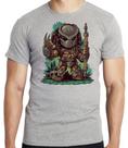 Camiseta Predador Blusa criança infantil juvenil adulto camisa todos tamanhos