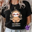 Camiseta Preguiça Hoje darei meu Mínimo Camiseta Preguiça Hoje darei meu Mínimo