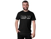 Camiseta Presente Tal pai Tal Filho Ctrl C Ctrl V Preta Camiseta Presente Tal pai Tal Filho Ctrl C Ctrl V Preta