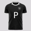 Camiseta preta 100 algodão