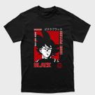 Camiseta preta algodão ou Drytec Dragon Ball Goku Black Dark Future Tamanho:G2Tecido:Drytec