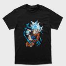 Camiseta preta algodão ou Drytec Dragon Ball Goku instinto superior Kamehameha Tamanho:G3Tecido:Drytec Camiseta preta algodão ou Drytec Dragon Ball Goku instinto superior Kamehameha Tamanho:G3Tecido:Drytec
