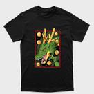 Camiseta preta algodão ou Drytec Dragon Ball Shen long Esferas do dragão Tamanho:PPTecido:100% Algodão