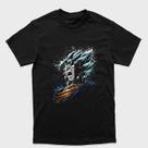 Camiseta preta algodão ou Drytec Dragon Ball Vegeto Super Saiyajin Mancha de tinta (SSB) Tamanho:G2Tecido:Drytec Camiseta preta algodão ou Drytec Dragon Ball Vegeto Super Saiyajin Mancha de tinta (SSB) Tamanho:G2Tecido:Drytec