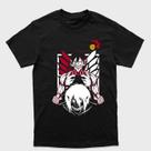 Camiseta preta Attack on Titan Eren Titã Asas da liberdade Tamanho:G2Tecido:100% Algodão