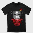 Camiseta preta Attack on Titan Eren Yaeger Capa do manga Tamanho:G4Tecido:100% Algodão