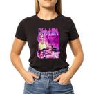Camiseta Preta Baby Look Dua Lipa Exclusiva Camiseta Preta Baby Look Dua Lipa Exclusiva
