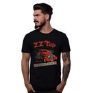 Camiseta Preta Banda Zz Top Eliminator Est.1969 Bomber Blues Rock Bily Gibbons Camiseta Preta Banda Zz Top Eliminator Est.1969 Bomber Blues Rock Bily Gibbons