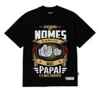 Camiseta preta Black Nine Street Wear Favorito Pais B90676