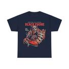 Camiseta Preta De Filme De Terror, Camiseta Retrô Para Amantes De Filmes, Roupa De Filme De Terror