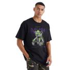 Camiseta Preta Oversized Life Project Urso DNV