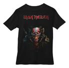 Camiseta Preta Rock Iron Maiden Camisa Roqueiro Estampada