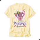 Camiseta Professores Educação Pedagogia Camisa Amarela Nova