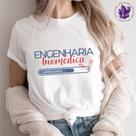 Camiseta Profissões Curso Engenharia Biomédica Estudante Universitário