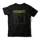 Camiseta Programmer Facts Studio Geek Camiseta Programmer Facts Studio Geek