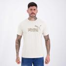 Camiseta Puma ESS Camo Bege