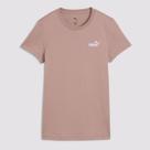 Camiseta Puma Ess Small No 1 Logo Feminina Bege