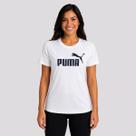 Camiseta Puma Essentials No 1 Logo Feminina Branca Camiseta Puma Essentials No 1 Logo Feminina Branca