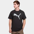 Camiseta Puma Graphic Cat Logo Masculina Camiseta Puma Graphic Cat Logo Masculina
