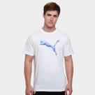 Camiseta Puma Graphic Cat Logo Masculina Camiseta Puma Graphic Cat Logo Masculina