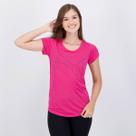Camiseta Puma Performance Heather Cat Logo Feminina Rosa