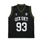 CAMISETA QIX MASSAKI PRETA E VERDE Tamanho:G2Cor:Preto