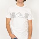 Camiseta Quiksilver Big Block SM26 Masculina Snow White Camiseta Quiksilver Big Block SM26 Masculina Snow White