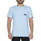 Camiseta Quiksilver Boardrack Azul Claro