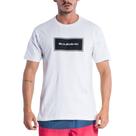 Camiseta Quiksilver Omni Rectangle Branca Camiseta Quiksilver Omni Rectangle Branca