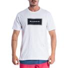 Camiseta Quiksilver Omni Rectangle SM24 Masculina Branco Camiseta Quiksilver Omni Rectangle SM24 Masculina Branco