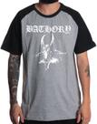 Camiseta Raglã Bathory Rockwear Preta