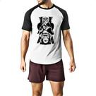 Camiseta Raglan 3 macacos sabios chinpanzes