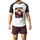 Camiseta Raglan A fé move montanhas 1