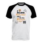 Camiseta Raglan A melhor rede social ainda é uma mesa rodeada de amigos Camiseta Raglan A melhor rede social ainda é uma mesa rodeada de amigos