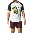 Camiseta Raglan Abacate dab Camiseta Raglan Abacate dab