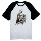 Camiseta Raglan Aguia Monocromatica Tatoo