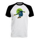 Camiseta Raglan Alien skatista