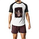 Camiseta Raglan Anime Signo de Libra Camiseta Raglan Anime Signo de Libra