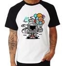 Camiseta Raglan Astronauta Chibi - Foca na Moda