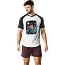 Camiseta Raglan Astronauta e o bote