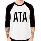 Camiseta Raglan ATA Manga 3/4 - Foca na Moda