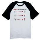 Camiseta Raglan Banco de energia vinho